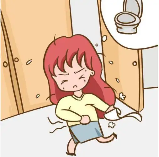 拉肚子卡通搞笑图片