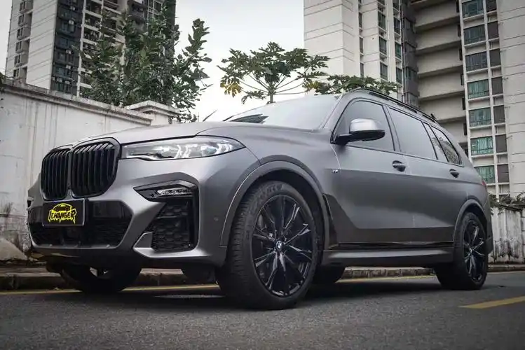 宝马x7贴膜ichanger(icr)改变者改色膜超亚电镀深灰_搜狐汽车_搜狐网