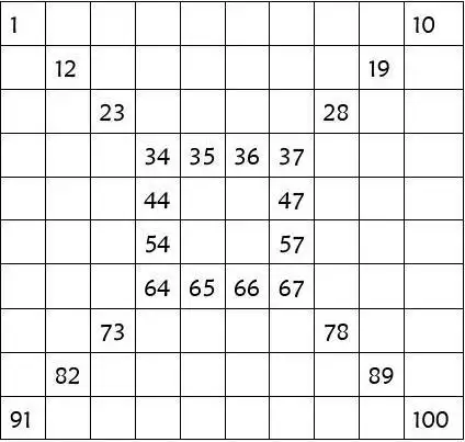 6做个百数表》课时练习含答案