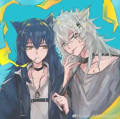 明日方舟##拉普兰德##德克萨斯##双狼