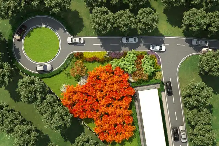 园林景观绿化节点鸟瞰效果图max全模型表现