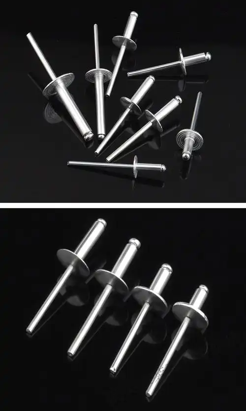 大帽铆钉铝制圆头大帽沿拉铆钉抽芯铆钉大扁头汽车拉铆钉大头拉钉大帽