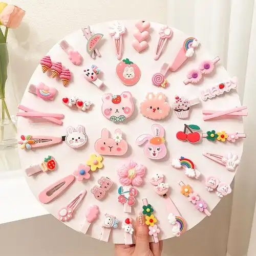 智扣发夹女儿童发卡头饰小女孩可爱又好看的夹子女童卡子宝宝超萌发饰