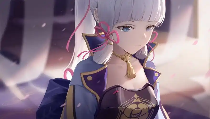 原神神里绫华4k电脑高清壁纸