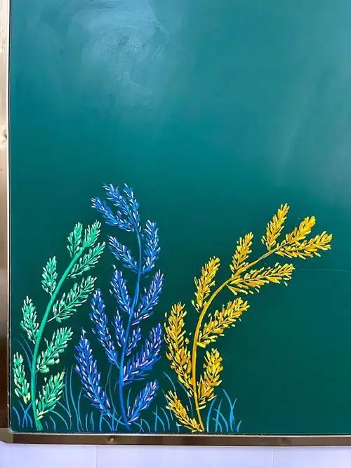 粉笔画 #黑板报粉笔画