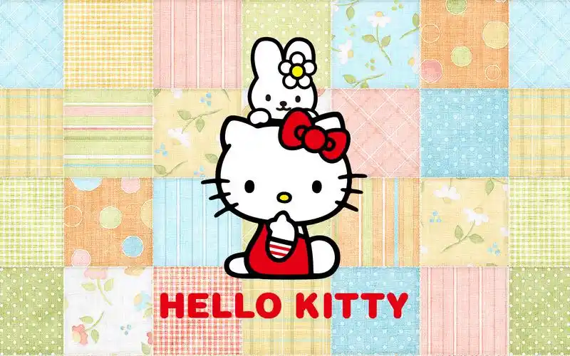 hello kitty可爱卡通宽屏桌面壁纸