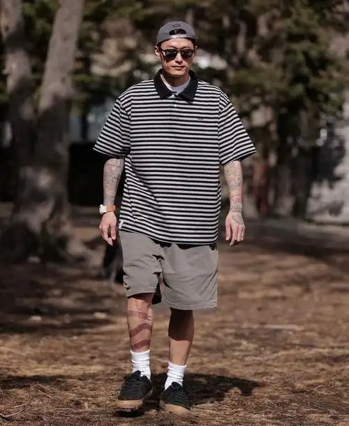 男生oversize怎么穿出高级感t恤短裤穿好了显瘦又帅气