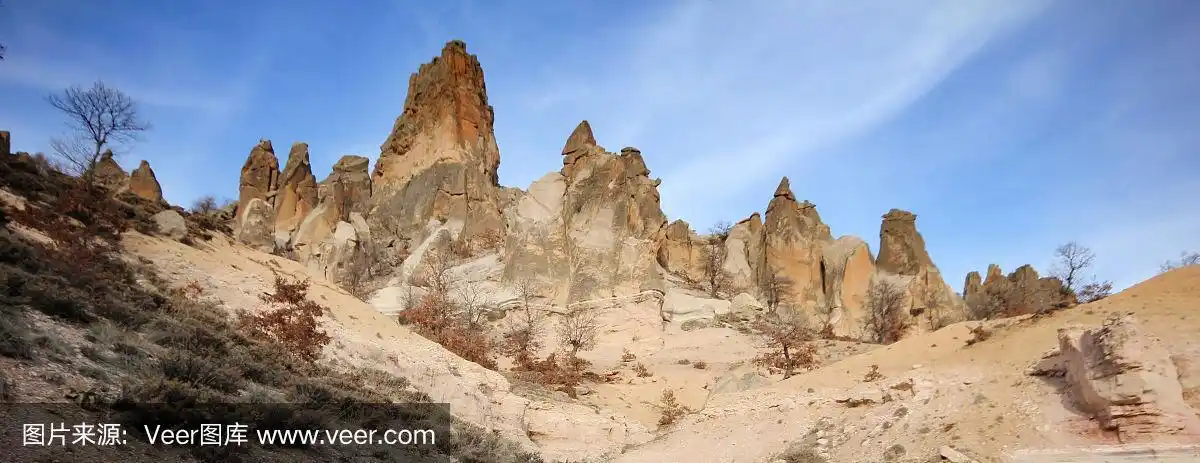 风力侵蚀的岩石