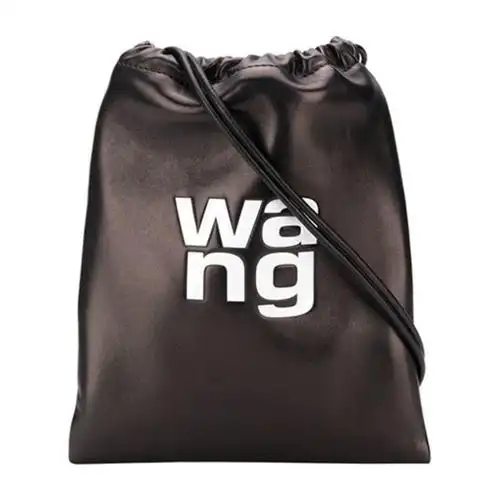 亚历山大·王/alexander wang 19年春夏 logo 女性 时尚 深灰色 手拿