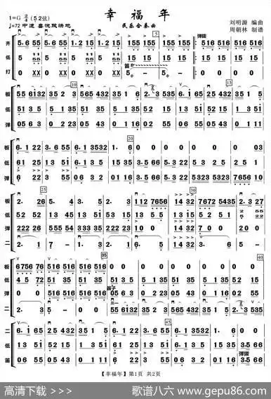 幸福年(器乐合奏)