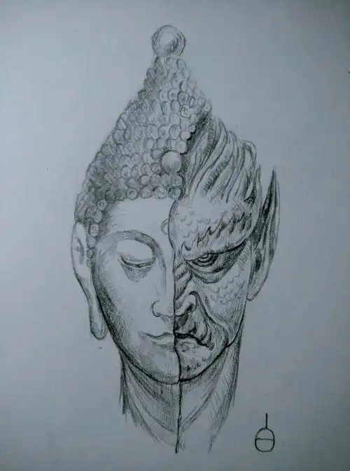 半佛半魔,可怕吗.