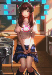 va鼓手之梦动态壁纸android版--守望姬 插画梁星