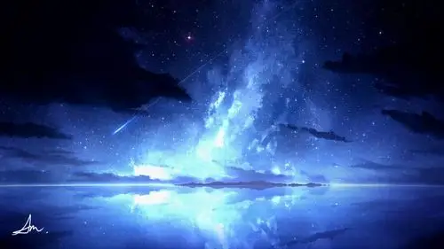 幽蓝色的星空海洋 - 堆糖,美图壁纸兴趣社区