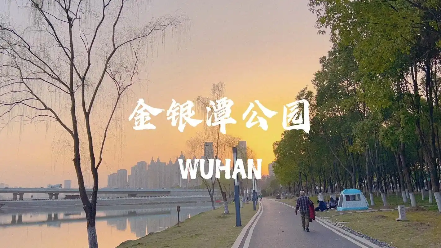 金银潭公园已经满满春色 遛娃露营好去处.