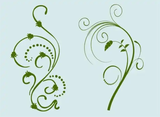 【转载】引用 花边装饰和花瓣素材