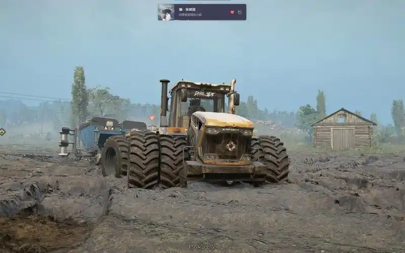 雪地奔驰-基洛维兹k7m农田工作,太拖拉t813和zikz 605r运土豆祥品到