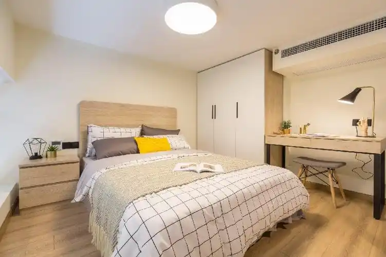 青年公寓卧室卧室北欧极简51m05一居设计图片赏析--土巴兔装修效果