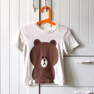婴儿衣服布朗熊