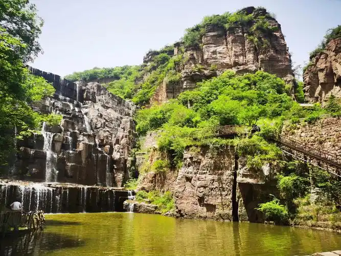 龙潭大峡谷在哪(洛阳龙潭大峡谷,古海奇峡地质画廊,景色不输红石峡,却
