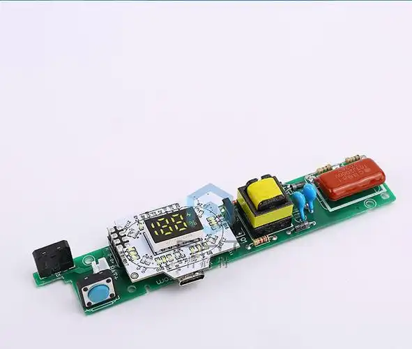 带数码管电蚊拍线路板 双开关小家电线灭蚊拍板备件 工厂定制