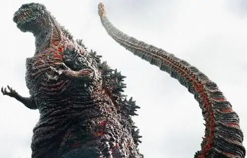 巨型哥斯拉简笔画