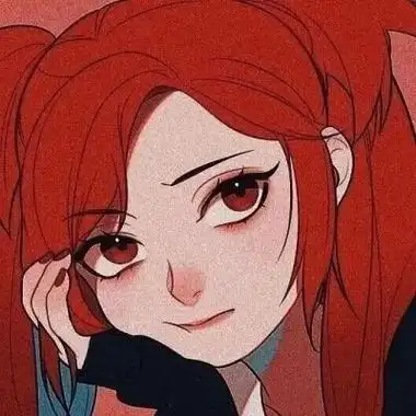 红色系动漫头像女,适合新年虎年使用比较喜庆的-卡通头像