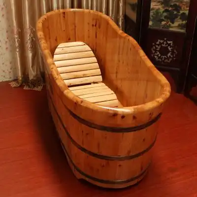 沐浴桶成人香柏木木盆保温蒸汽浴老人浴缸冬季养生防臭浴盆保健卫都市