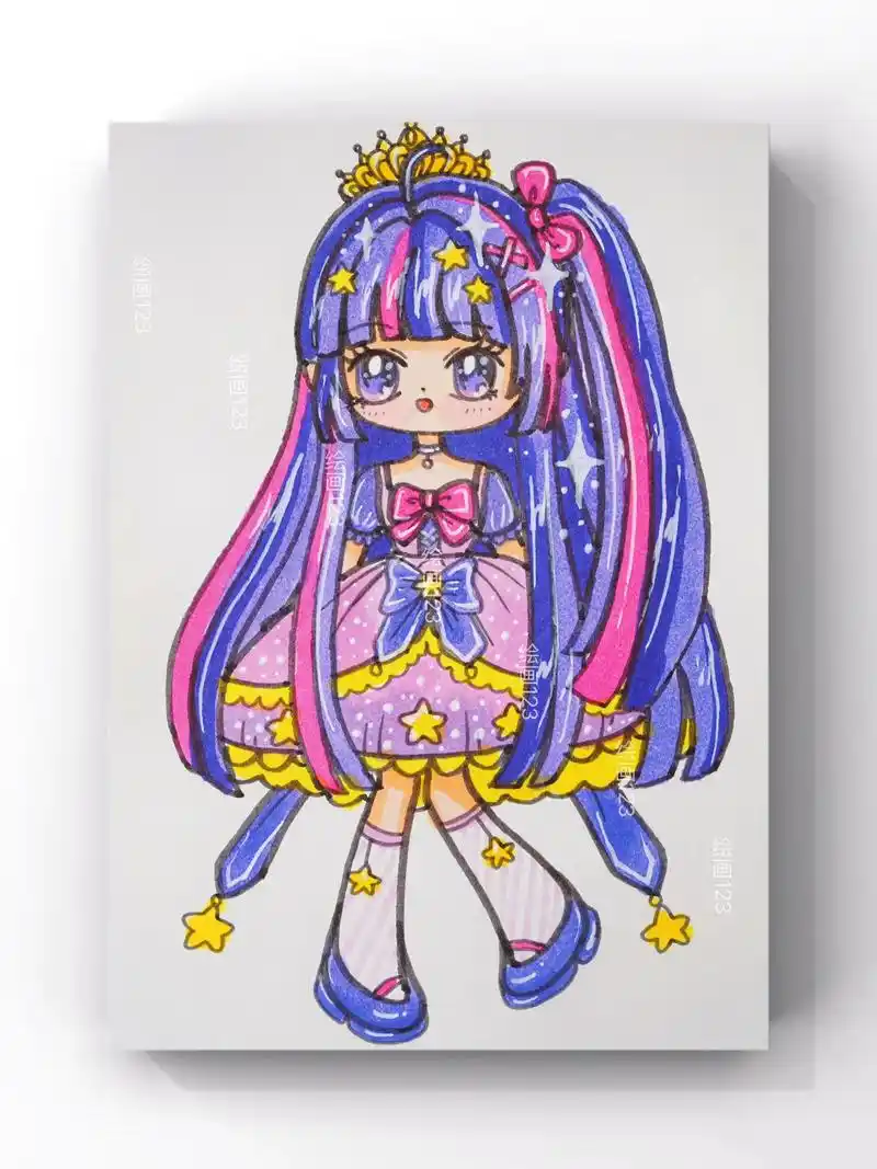 一起来画小马宝莉紫悦公主👸.#简笔画 #手绘 #绘画123