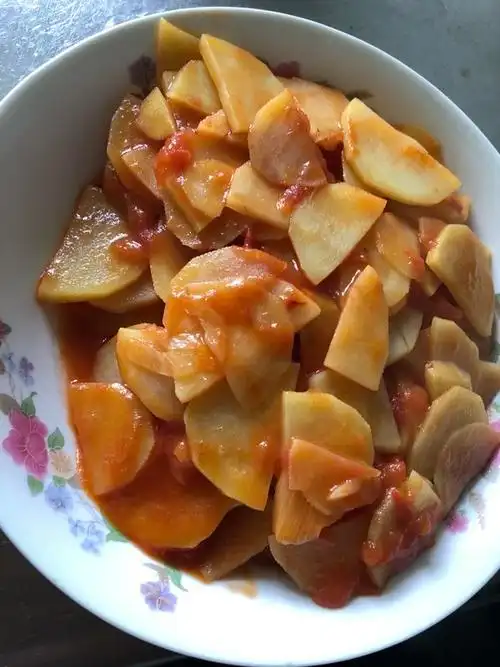 cherry菲儿做的西红柿炒土豆