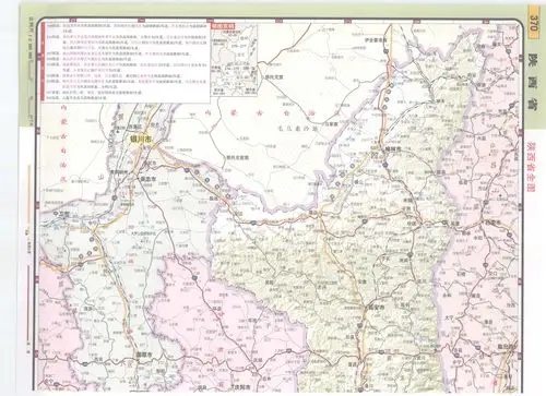陕西省高速公路网地图