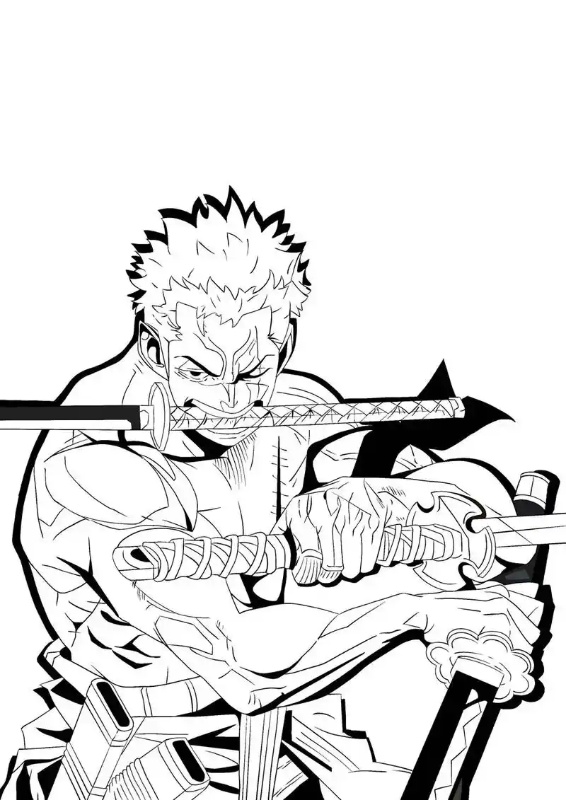 #procreate绘画 #海贼王 #索隆 #三刀流索隆 - 抖音