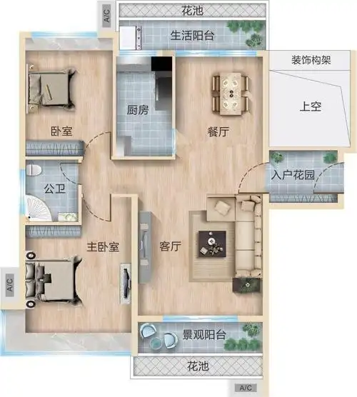 出售桂荣名轩 小户型 93平原价加喝茶 小补利息