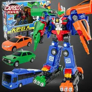 正版咖宝车神大巴巨人咆哮巨熊三合体变形机器人汽车玩具卡宝男孩