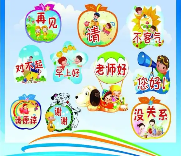 吴忠市幼朝阳园中五班——"讲文明 懂礼貌"主题活动