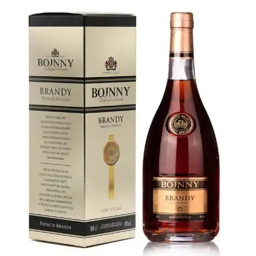 bojnny宝坚尼法国干邑白兰地1l单支礼盒装烈性洋酒酒液优包邮
