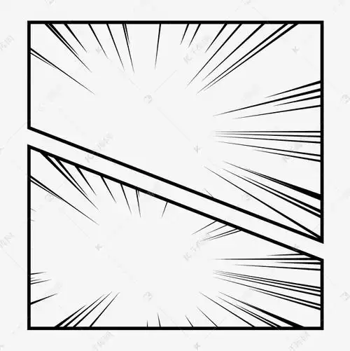 黑色漫画框边框素材图片免费下载-千库网