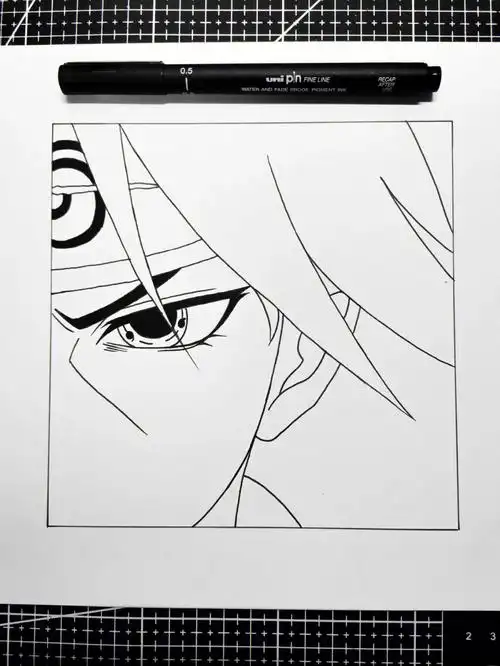 手绘  #火影忍者  #宇智波鼬  #鼬神  #火影  #手绘头像  #绘画