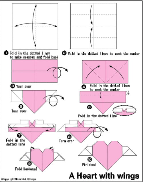 心形折纸的寓意