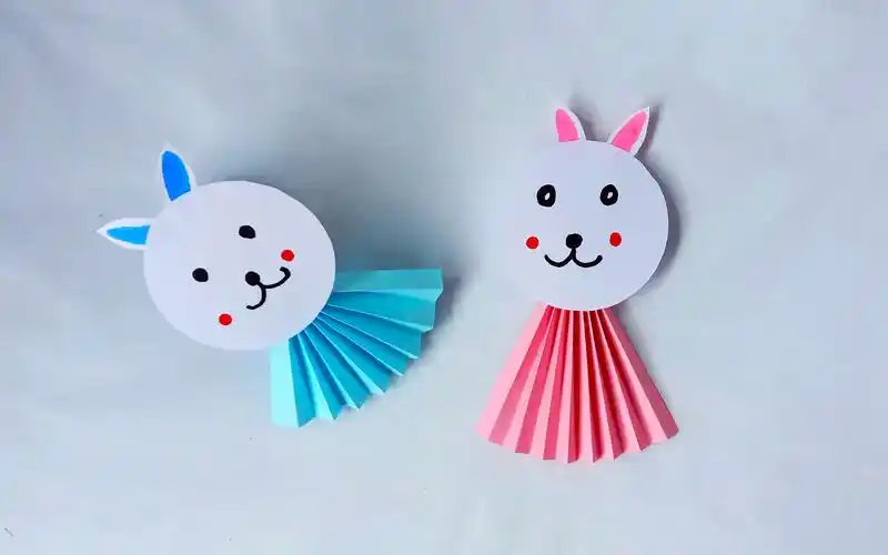 手工制作小白兔,可爱又好看,做法很简单.