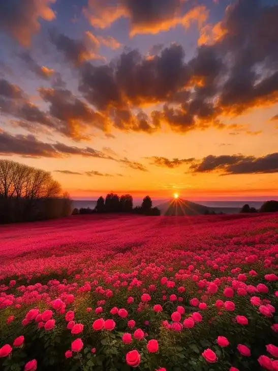 清晨漂亮风景.ai风景图片 #唯美意境 #美图分享 #治愈系 - 抖音