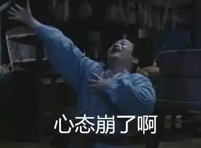 心态崩了啊心态表情