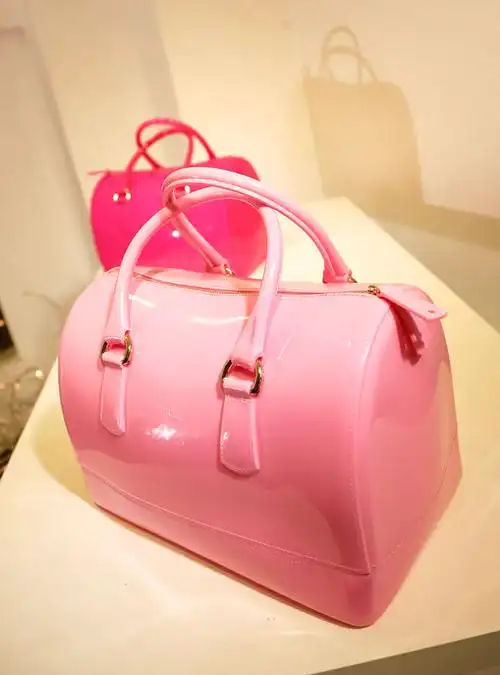 misspufffurlacandybag手提包波士顿糖果包芙拉枕头果冻包