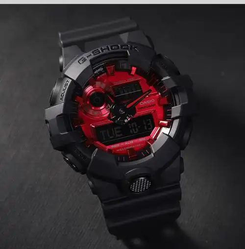 卡西欧(casio)手表黑金黑武士 手表男gshock黑金黑武士土豪金学生运动