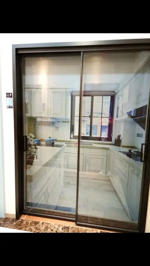 0极窄轻奢厨房门(黑丶白):980元/平方(含白玻钢化,灰丶蓝玻加100元