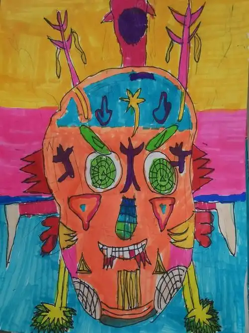 《面具》作品展