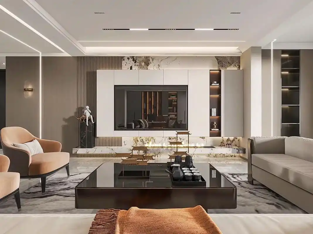 #电视背景墙 #客厅背景墙 8款超提升你家设计感的电视背景墙 - 抖音