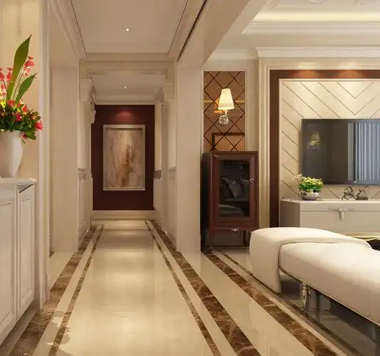 走廊-迎宾府,128平美式第5张图片