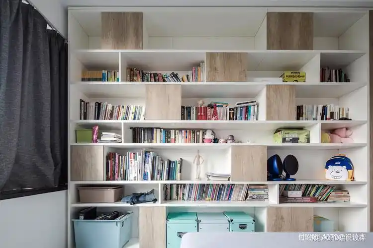 卧室书柜现代简约卧室设计图片赏析
