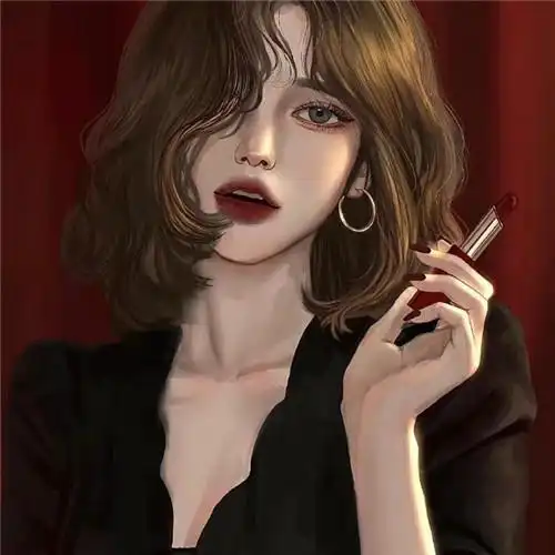 高冷酷飒御姐手绘女头 帅爆了酷毙了_女生动漫头像_头像屋