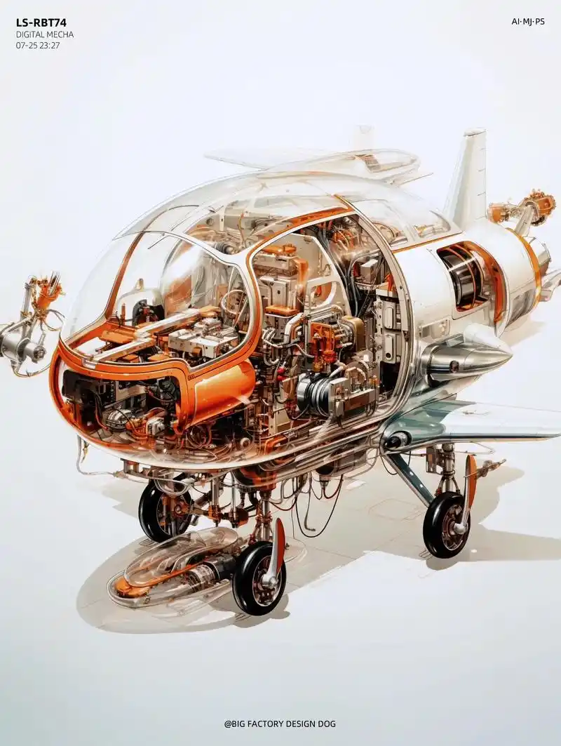 铁翼科技09|喷气式飞机.构造型号:x1-afj 翔鹰-x1 - 抖音